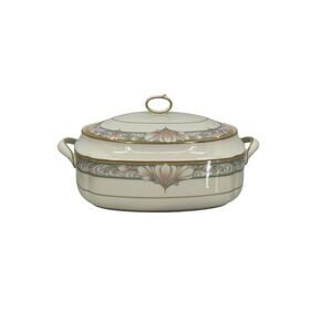 Noritake Barrymore Covered Vegetable Bowl Dish